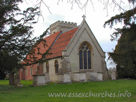 St Germain, Bobbingworth Church - This church isn't much to look at from the outside, and, if one paid much attention to Pevsner's write-up, one would probably not have bothered even getting out of the car for this church. Without further ado, though, I will say that this church is one of those pleasant surprises, which beholds a host of character.