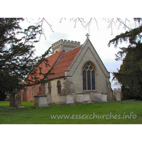 St Germain, Bobbingworth Church - This church isn't much to look at from the outside, and, if one paid much attention to Pevsner's write-up, one would probably not have bothered even getting out of the car for this church. Without further ado, though, I will say that this church is one of those pleasant surprises, which beholds a host of character.