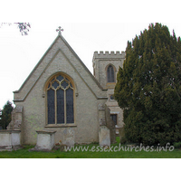 St Germain, Bobbingworth Church - The chancel, seen here from the outside, was constructed in 1840.