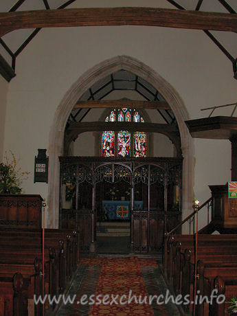 St Edmund, Abbess Roding Church - Full view of the church to the E.