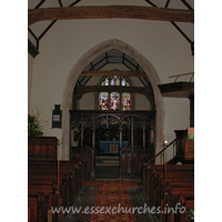 St Edmund, Abbess Roding Church - Full view of the church to the E.