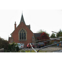 St Mary the Virgin, Dunton Church - Now a private residence. Built 1873. Of no particular architectural interest, other than the "want to see what I can't see" interest!