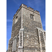 St Mary, Chadwell St Mary Church - The tower was built around 1500.