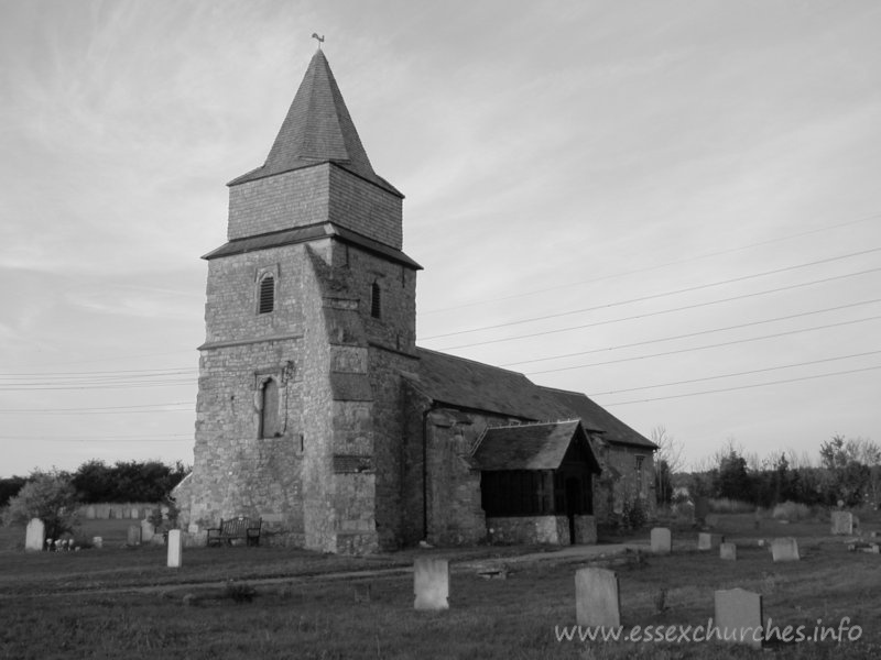 St Margaret, Bowers Gifford Church - I discovered this church by accident. I would obviously have eventually found it methodically, but I was driving home from having photographed Vange, when I saw Church Road. Being in Churchcrawling mode, I had to follow the road. I was glad I did. The sunset was beginning as these pictures were taken.