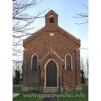 All Saints, South Fambridge Church - The west end. This chapel was built in 1846.