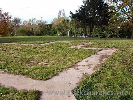 St Michael, Pitsea Church - 


All that remains of the chancel.


