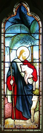 St Catherine, Wickford Church - This window depicts the Good Shepherd.
