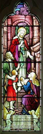 St Catherine, Wickford Church - This window is dedicated to Dr. John Marshall, who was a practitioner in Wickford and surrounding area for 48 years. He was killed during the First World War.