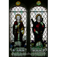 St Catherine, Wickford Church - This window in the south wall depicts St Peter and St Andrew, and is dedicated to Joseph Leete. He was a Churchwarden and a benefactor to the church. He provided, amongst other things, acetylene for the church's lighting plant (before the arrival of electricity).