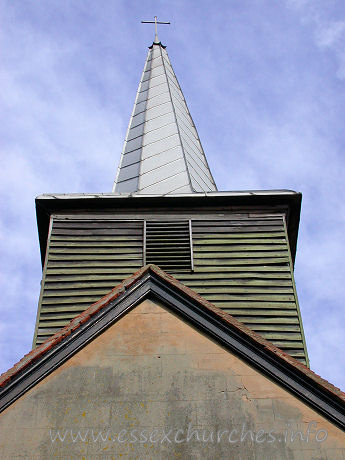 St Margaret, Stanford Rivers Church - The belfry, typical of so many Essex churches.

