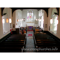 St Margaret, Stanford Rivers Church - View from W gallery.

