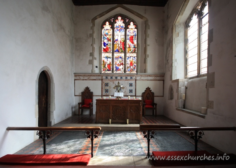 All Saints, Barling Church - Reredos - Victorian Decorated Marble

