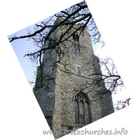 Holy Trinity, Rayleigh Church - 


The west tower dates from the fifteenth century, and has 
diagonal buttresses and a higher stair turret.


