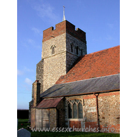 St Mary & All Saints, Great Stambridge Church - The S aisle was added to the nave c.1300.
