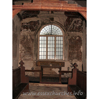 St Mary, Mundon Church - 



The chancel. Currently (July 2005), the church is closed to 
all visitors, due to the movements of the foundations.
Even when I visited, the most precarious feeling place to be 
standing was in the chancel. Some of the cracks in the roof were looking rather 
monstrous. Despite feeling a little unsafe though, Mundon St Mary just draws you 
in further and further.



