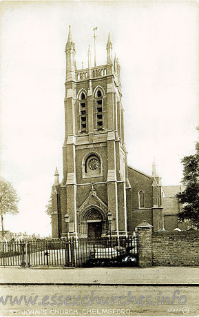 St John, Chelmsford  Church - Valentine's "SEPIATYPE" Series.
Copyright Picture.


