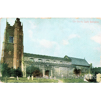 St Nicholas, Castle Hedingham Church - Postcard by F. Artis, Dedham.



