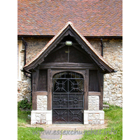 Holy Cross, Basildon Church - 


The plain porch dates from C15.








