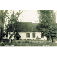 Holy Trinity, Bradwell-juxta-Coggeshall Church - 


Photo Rider.
Rear contains upturned horseshoe with TAC or T.I.C inside 
stamp area.










