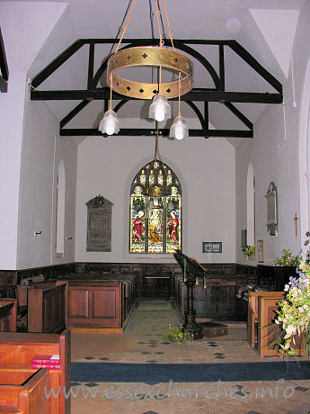 St Lawrence, Bradfield Church - 


... and the N transept ... both C19.












