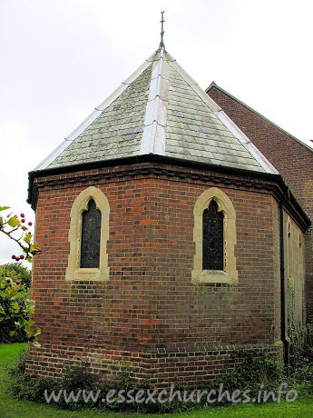 St Mary, Wix Church - 




The polygonal apse of the chancel.
