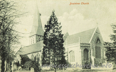 St Michael, Braintree Church - Published by Adams, Great Square, Braintree.
