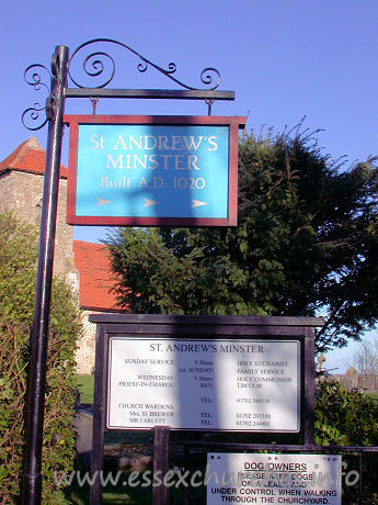 St Andrew, Ashingdon Church - 


It seems apparent, that the present building dates from a time 
no earlier than c1300, and therefore those who make claim to this being a 
minster profess that it is a successor to the original building called for by 
King Cnut. 
Whether this parish was the place where the battle took place 
is unknown. There is another possible location of the battle, this being
Hadstock, near Ashdon. Hadstock St Botolph's website will tell 
you more on that church's claim
here.











