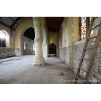 St John the Baptist, Mucking Church - Looking eastwards along the S aisle.