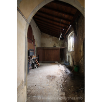 St John the Baptist, Mucking Church - Further along the S aisle - looking towards what was most likely once used as a vestry area.