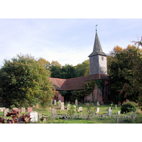 St Mary the Virgin & All Saints, Langdon Hills Old Church - 


From Pevsner: "Small church, prettily placed - a surprise in 
these bungalow surroundings." 
Unfortunately this church is now a private residence, but is 
probably one of the most accessible of those around, by virtue of the fact that 
the graveyard is open to the public. 
But please don't go sticking your nose up against the windows. 
This is someone's home, so please respect their privacy, and simply admire their 
church from a distance.















