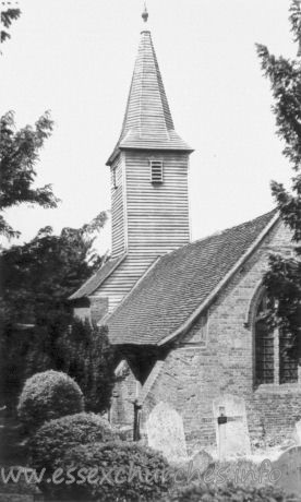 St Mary the Virgin & All Saints, Langdon Hills Old Church - This photograph was obtained on eBay. Unfortunately, I have no details of date or photographer etc.
