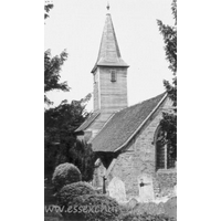 St Mary the Virgin & All Saints, Langdon Hills Old Church - This photograph was obtained on eBay. Unfortunately, I have no details of date or photographer etc.

