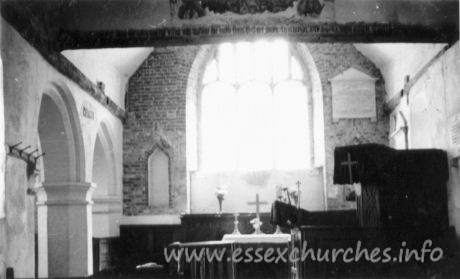 St Mary the Virgin & All Saints, Langdon Hills Old Church - This photograph was obtained on eBay. Unfortunately, I have no details of date or photographer etc.
