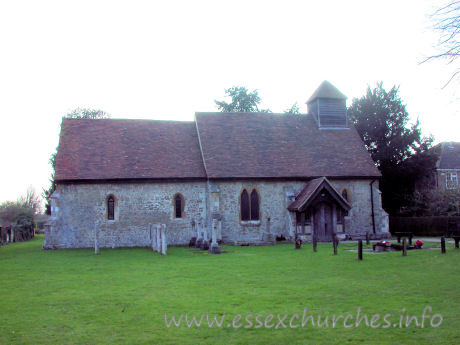 St Peter, Nevendon Church - 


A very small church, located just around the corner from a 
large Sainsbury's supermarket. Unless you either live here, or specifically 
looked this church up on a map, you would probably never even know it existed.

















