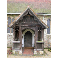 St Margaret of Antioch, Margaretting Church - The timber north porch.




