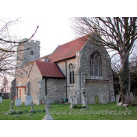 St Nicholas, Rawreth Church - With a few exceptions, the church is dated 1882, to the design 
of Rev. Ernest Geldart, rector of Little Braxted.
