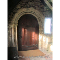 St Peter & St Paul, Horndon-on-the-Hill Church - This doorway is C13. Two orders of colonnettes, one keeled.

