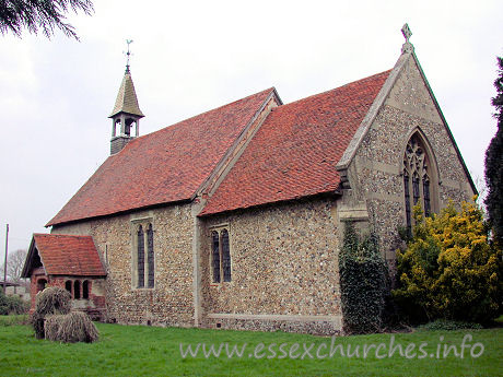 Dedication Unknown, Mashbury Church - Mashbury church has been redundant for some years. It sits 
directly opposite Mashbury Hall.
