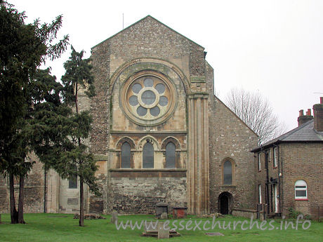 Holy Cross, Waltham Abbey Church - From Pevsner: "Waltham Abbey is no more than a fragment of 
what it was"


