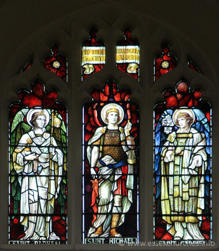 St Peter ad Vincula, Coggeshall Church - To thee, all angels cry aloud === Saint Raphael === Saint Michael === Saint Gabriel