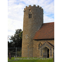 St Gregory & St George, Pentlow Church - My visit to Pentlow was expedited by some news from Simon, of
Suffolk Churches, 
that the tower had been struck by lightning.
