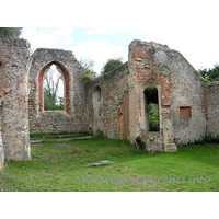 St Peter (Ruins), Alresford Church - Another shot, looking across the nave. The opening is possibly the rood staircase area.