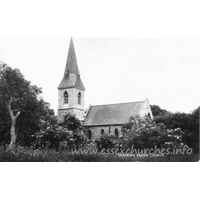 All Saints, Cranham Church - Postcard by Cranley Commercial Calendars, Ilford, Essex.