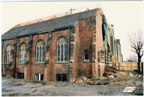 York Road Methodist Church, Southend-on-Sea  Church - Dated December 1987, this photograph has been kindly supplied by John Underwood.