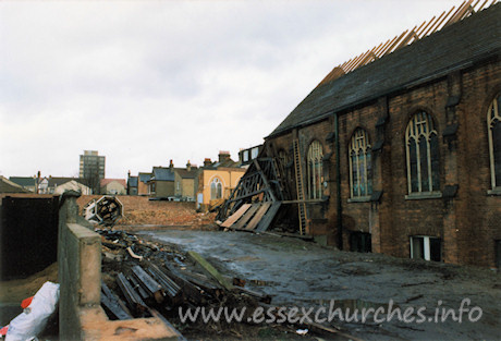 York Road Methodist Church, Southend-on-Sea  Church - Dated December 1987, this photograph has been kindly supplied by John Underwood.