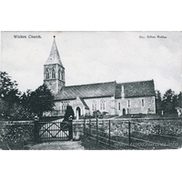 St Margaret, Wicken Bonhunt Church - From a "Guy, Saffron Walden" postcard - postmarked 1915.