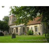 St Mary the Virgin, Henham Church - The date of the chancel can be identified as C13, thanks to the lancet window, just visible here.