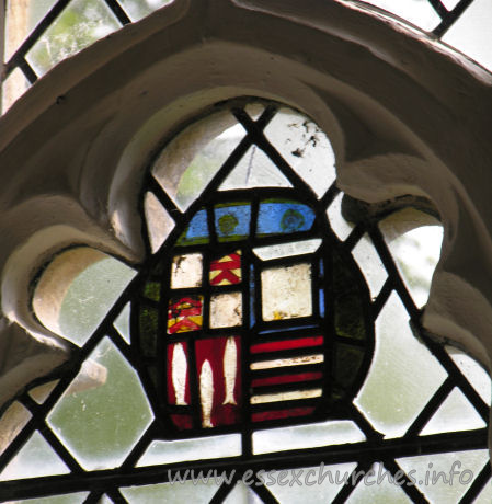 St Mary the Virgin, Henham Church - Detail in the S chancel window.