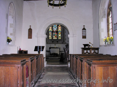 St Mary the Virgin, Strethall Church - The length and width of this saxon nave are, according to the church guide, in "golden ratio" (1.618:1) to each other.