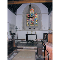 St Mary the Virgin, Strethall Church - The chancel was rebuilt in C15, and heavily restored in both 1861 and 1876.